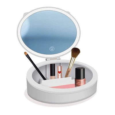 거울이있는 휴대용 메이크업 백